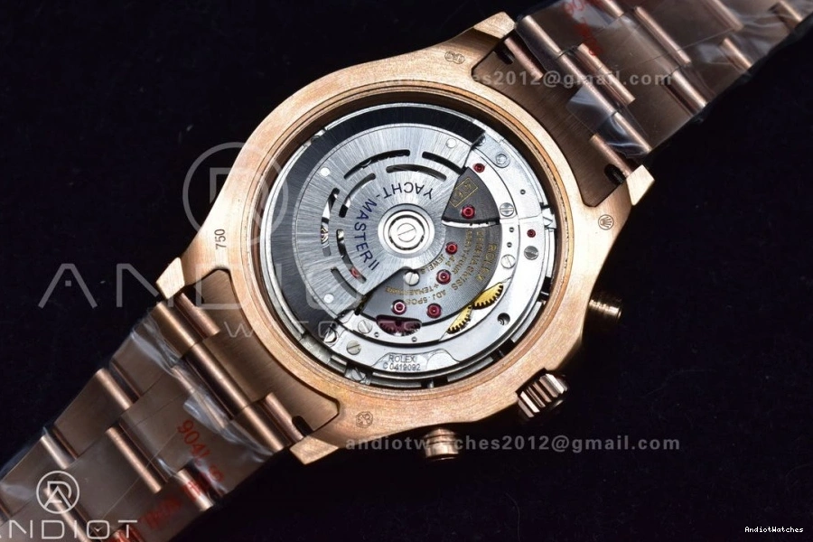 on 1:1 Edition A Ceramic II Bracelet RG TopPick GMF YachtMaster 116685 RG Blue Best 1223 0406